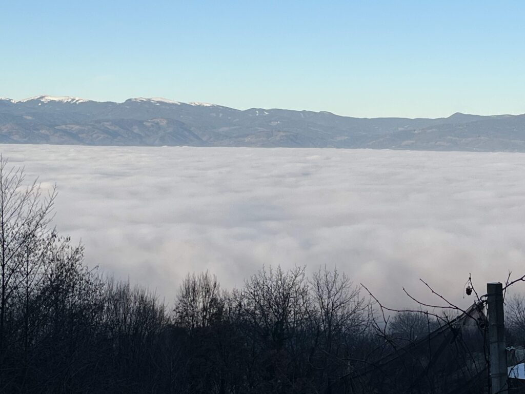Nebeldecke vor Koralm