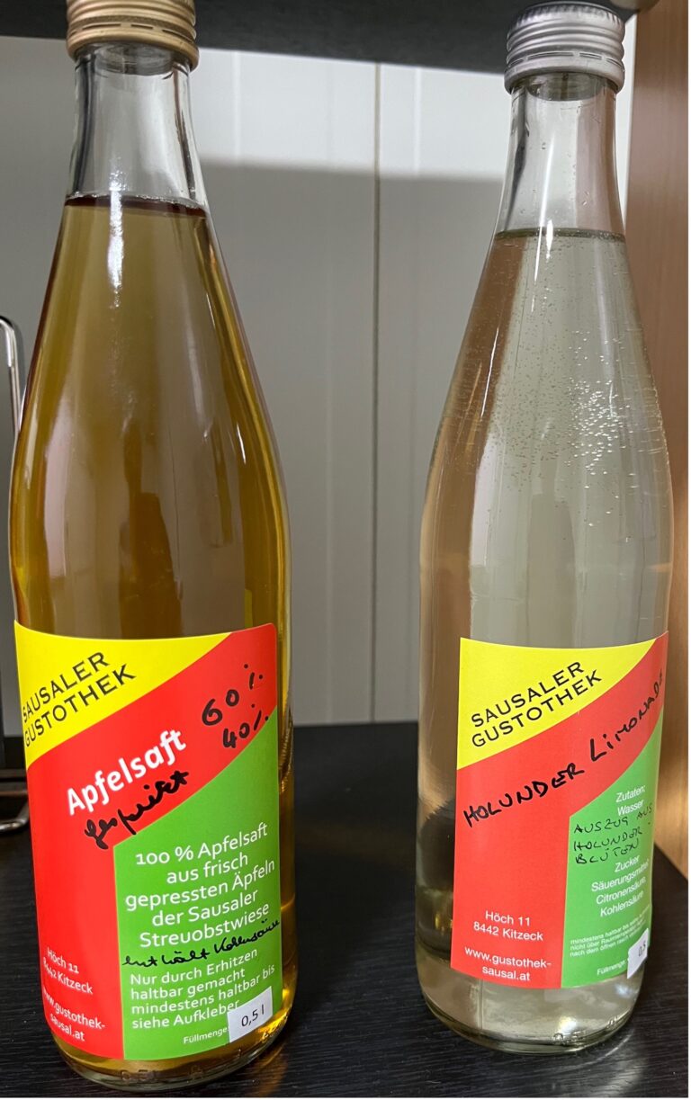 die neuen Erfrischungsgetränke in der Halbliterflasche